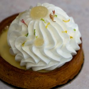 Lauryne - Tartelette au citron et basilic meringuée